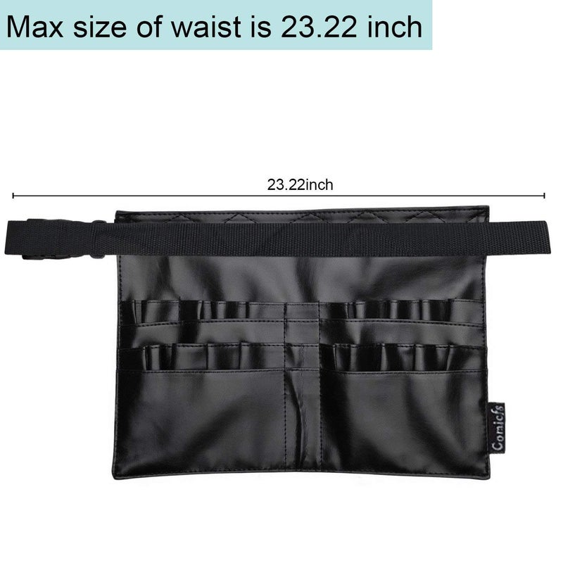 Comicfs Makeup Brush Bag A1 Professional Cosmetic Holder 28 Pockets Organizer Apron with Artist Belt Strap/Belt Light Weight - Image 3
